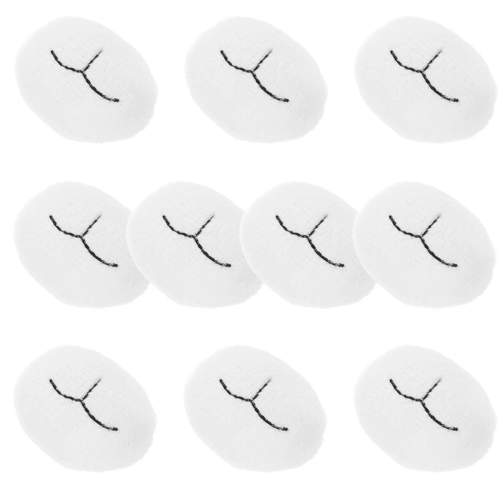 

10 шт., набор безопасности «сделай сам», для вязания крючком, мягкие материалы для рукоделия, аксессуары для рта с героями мультфильмов для ткани ручной работы с животными