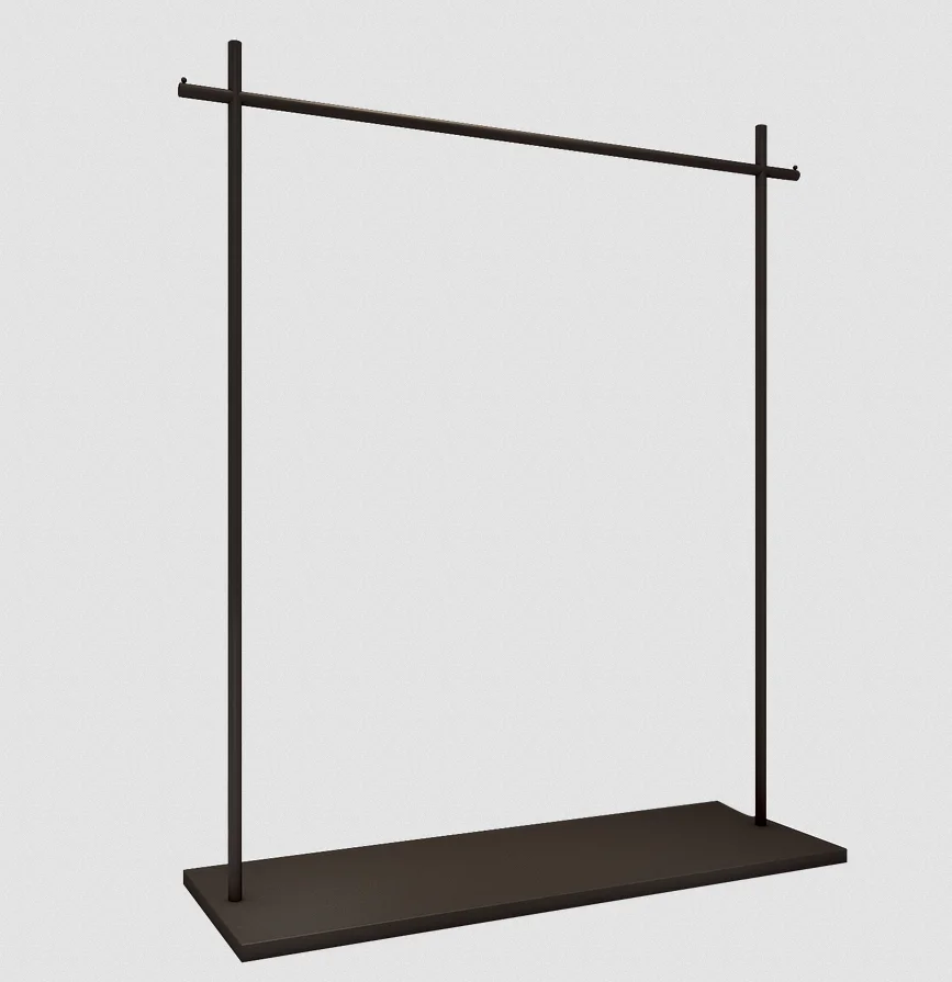

Floor standing men's and women's clothing store display rack