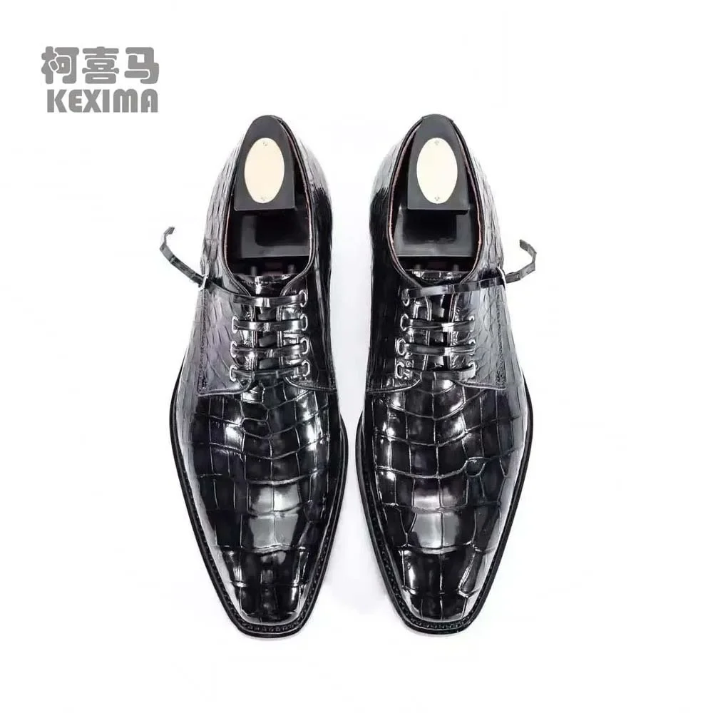 chue 2025 new arrival men dress shoe men formal shoes male crocodile shoes