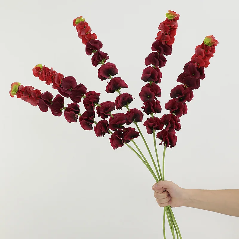 5 Stück Künstliche Elefantenohrblätter aus Seidenblumen für Garten, Hochzeit, Hintergrunddekoration, Grünpflanzen, Blumenarrangements, Party- und Heimdekoration – Detail 10