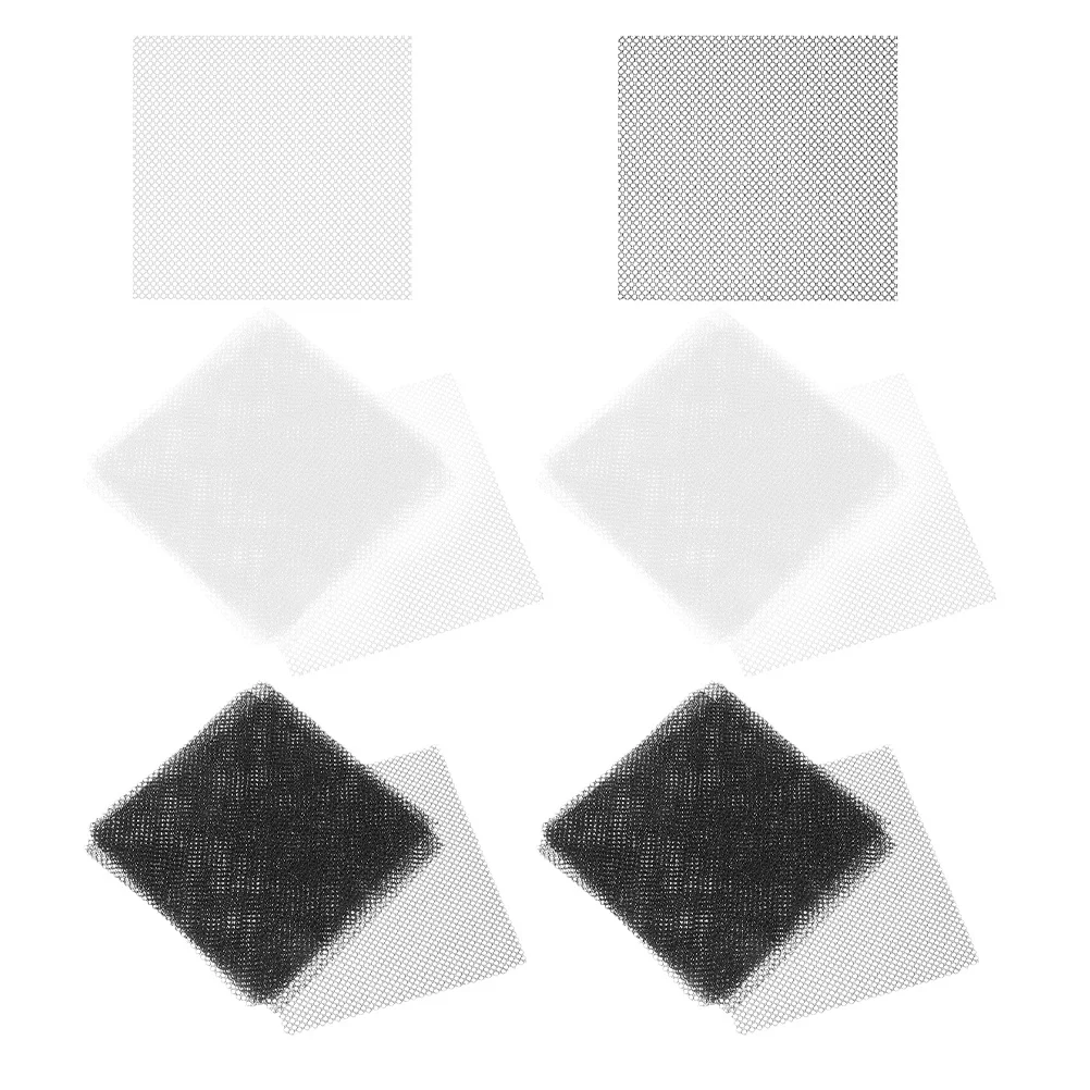 

60Pcs Mesh Sheets 0.5mm Lightweight Stable Mesh Fabric for DIY Masks Cosplay Crafts Animal Themed Costume Projects