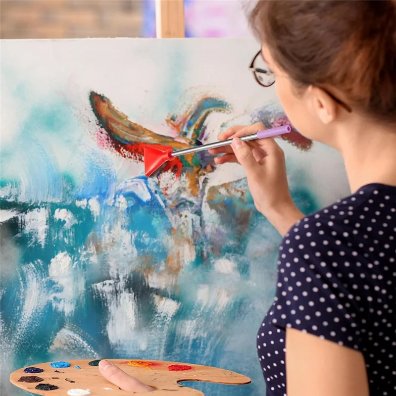 

AB39-8 шт. принадлежности для акриловой краски, набор соломенных насадок из нержавеющей стали, художественные инструменты для жидкости, для Fluid Art Bloom