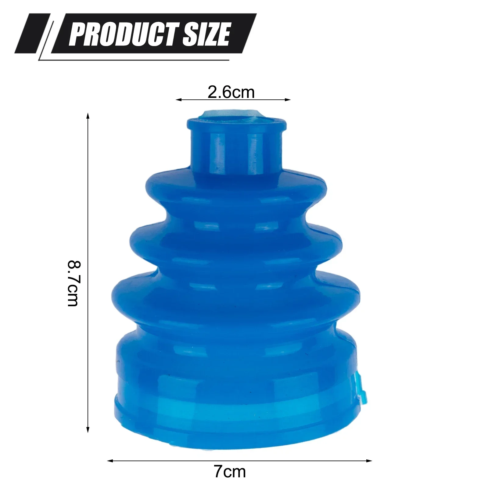 1set Silicone Blue Outer CV Joint CV Boot Gaiter Clamp Kits Universal Rack Steering Boot Gaiter & Pinion Boot Accessories