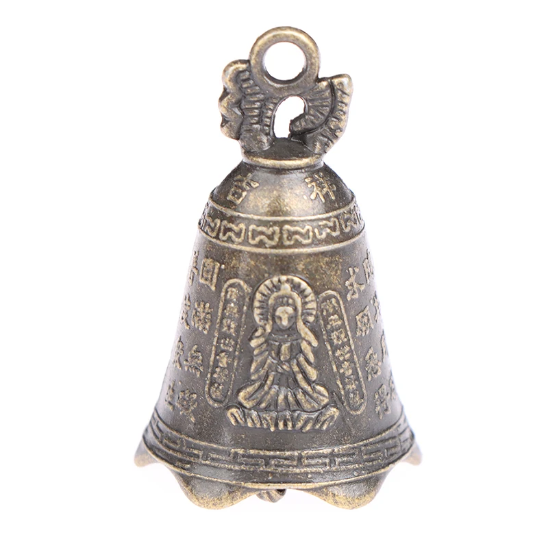 Antike Glocke Chinesische Mini-Skulptur Betende Guanyin Glocke Shui Feng Glocke – Detail 7