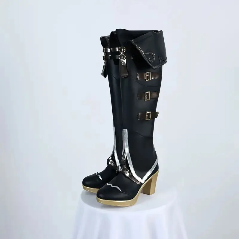 Sky06 В НАЛИЧИИ Игра Honkai Star Rail Feixiao Обувь для косплея Аксессуар Опора Fei Xiao Косплей Обувь из искусственной кожи66lU &