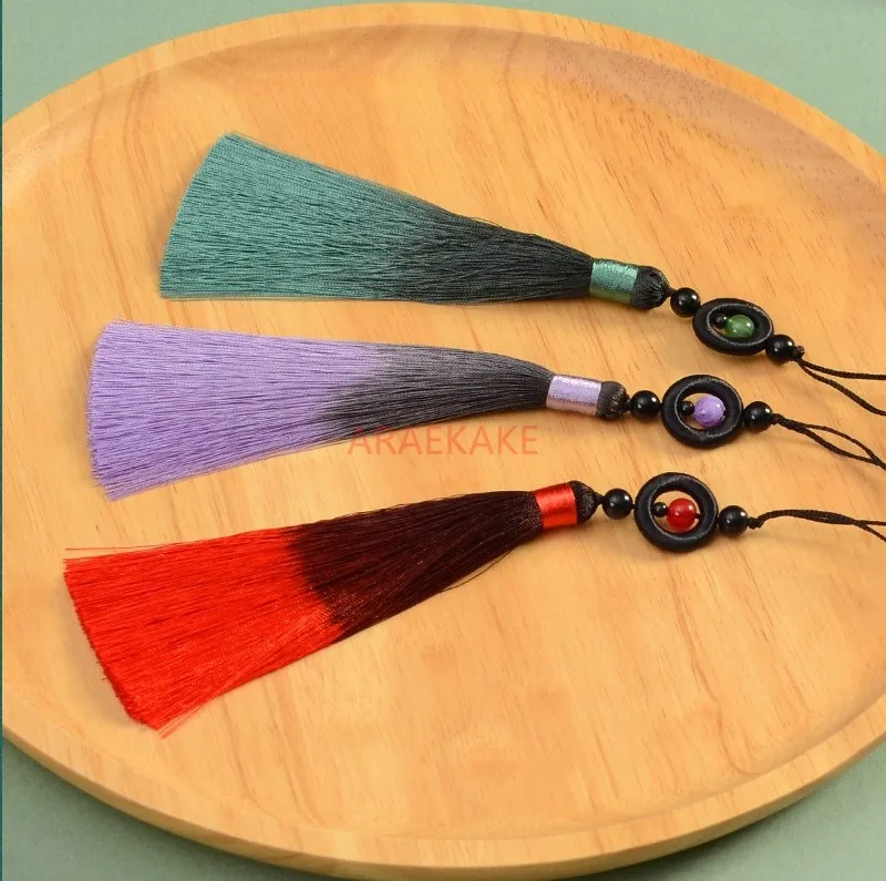 Tassel, gradient hanging tassels, button down accessories, musical instrument fan pendant pendants