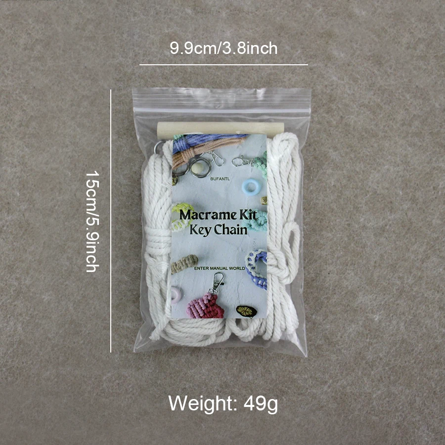 اليدوية المنسوجة الأبجدية قلادة مكرامية عدة مع البرنامج التعليمي للمبتدئين اليد DIY بها بنفسك الأبجدية المفروشات الصغيرة الفن جدار ديكور الحرفية