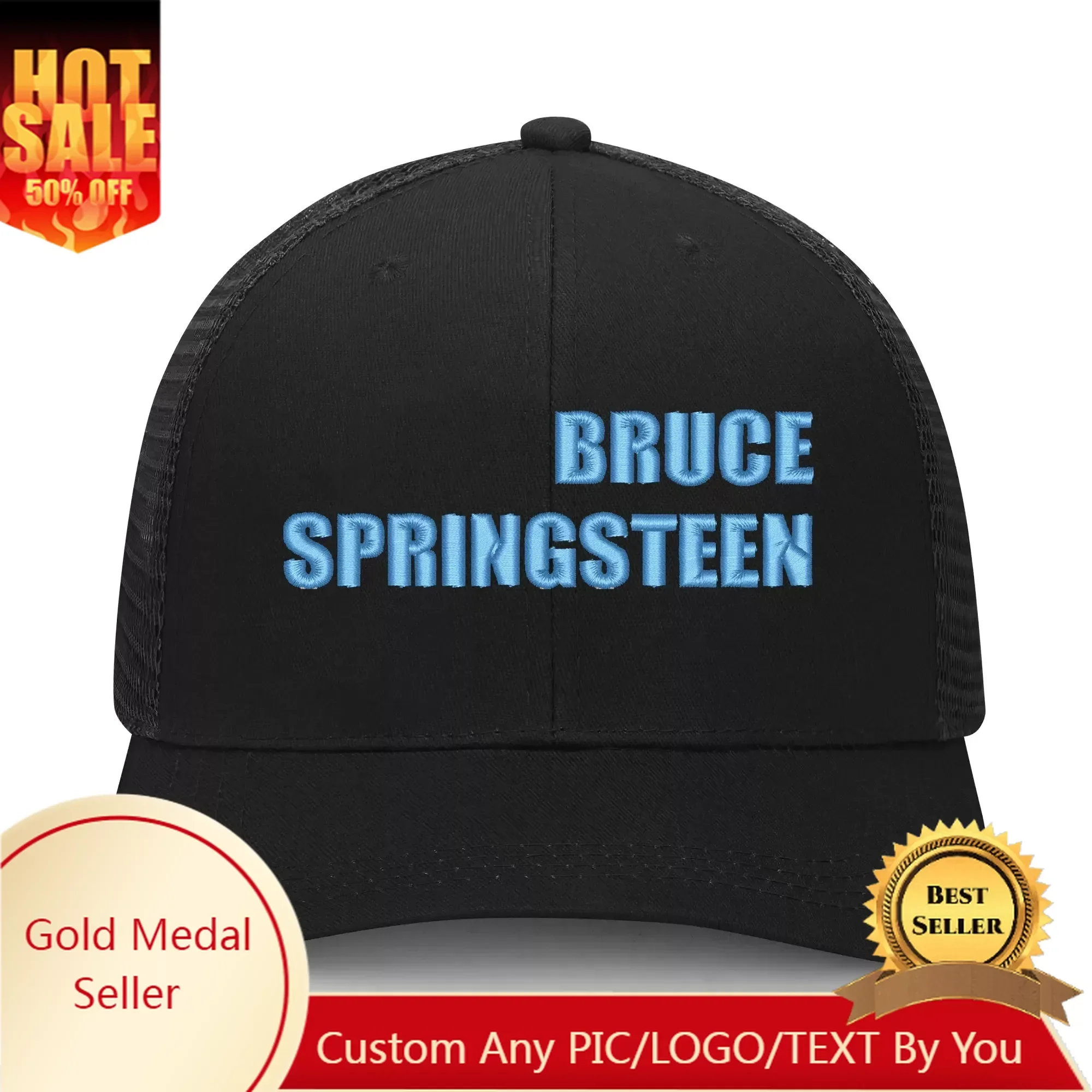 

Born To Run Singer Pop Embroidery Hat Mens Womens Sports Baseball Hat Hip Hop Breathable Summer Headwear Custom Made Caps Logo