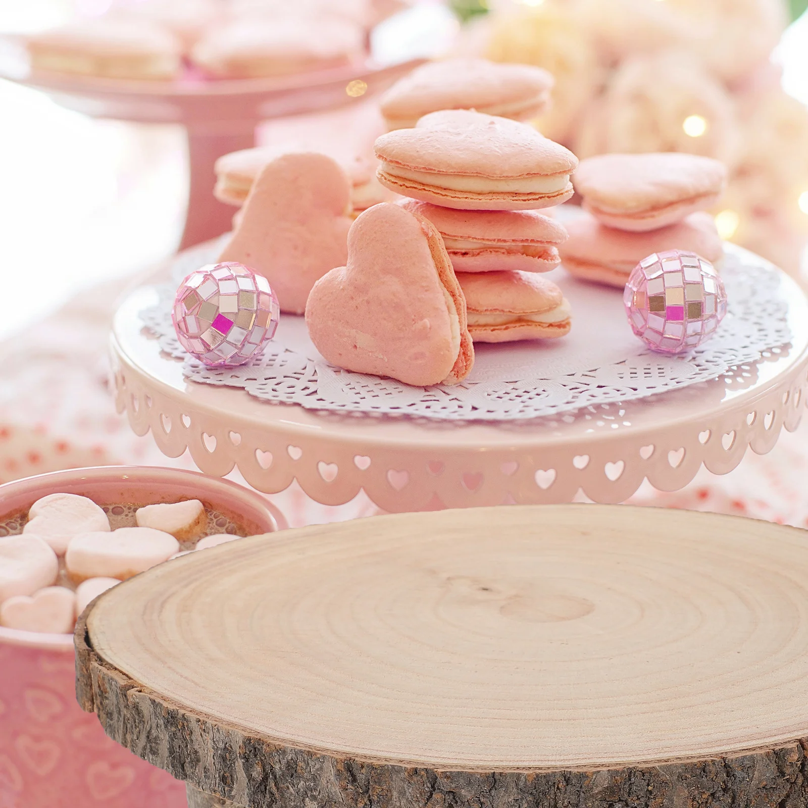 

Wooden Dessert Stand Rustic Multi-Layer Cake Display Tray For Cupcakes Fruits Snacks Party Wedding Home Decor