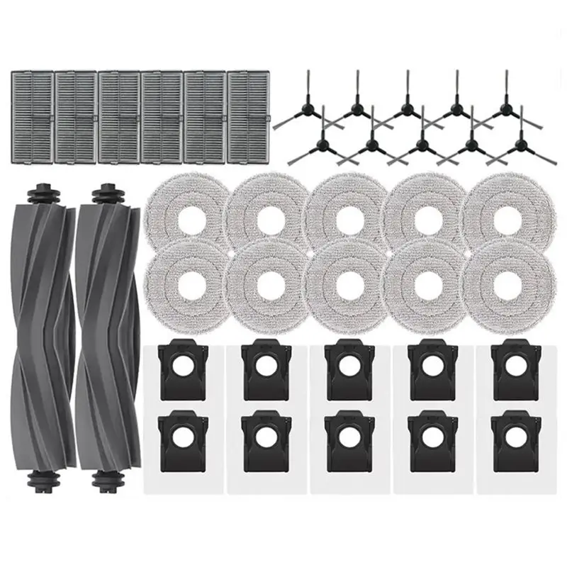 

A21F-Для MOVA E40 Ultra/Mova E30 Ultra/Trouver E30 Ultra/Dreame L10s Pro Ultra Тепловая щетка Фильтр Швабра Тканевый мешок