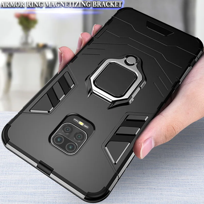 Armor Case For Redmi Note 10 Pro 9 8T 9T 9A 9C 9S 10S 8 2021 Back Coque for Xiaomi Poco X3 NFC F1 F2 M3 Pro F3 GT 5G Phone Cover