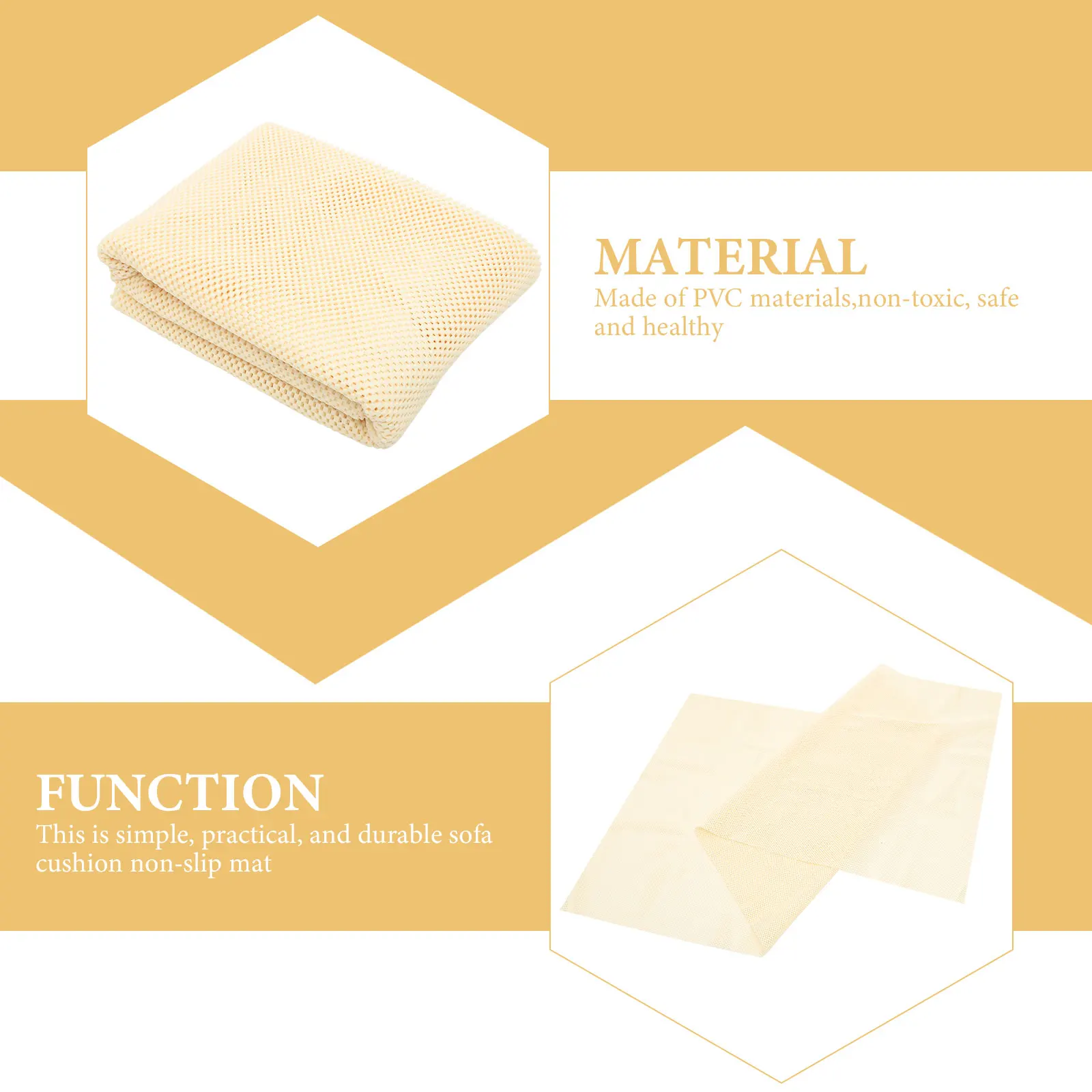 

PVC Anti slip Soft Pad Home Office Silicone Multipurpose Non s Mat Thickened Floor Mat Non slip Cushion niture