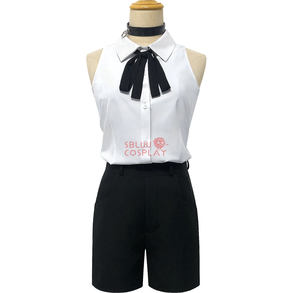 SBluuCosplay في المخزون Reze تأثيري حلي R جودة المرأة قميص السراويل هالوين حفلة هدية الكريسماس الزي #3