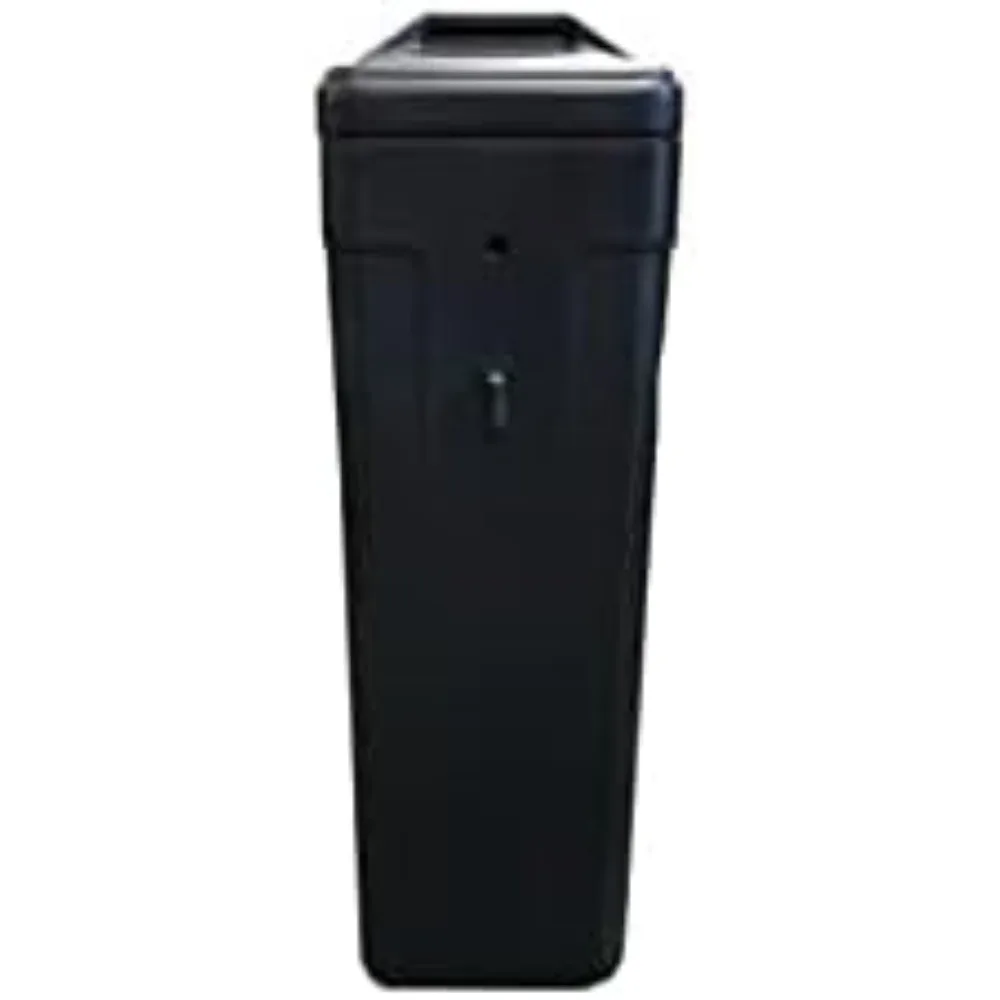 大容量ブラックウォーターソフトナー塩とブラインタンク（安全フロート付き）- 11x11x38インチ（正方形）