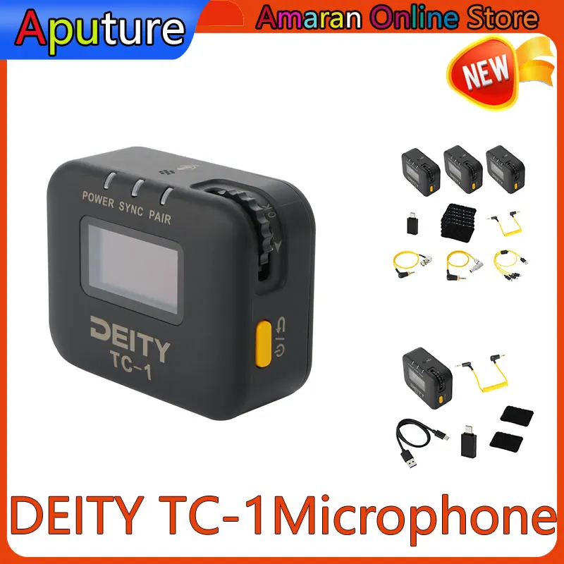 Aputure DEITY TC-1 TC1 Wireless Timecode Box Generator Microphone Time Coder Mic For Video Recording Time Code Living Streaming