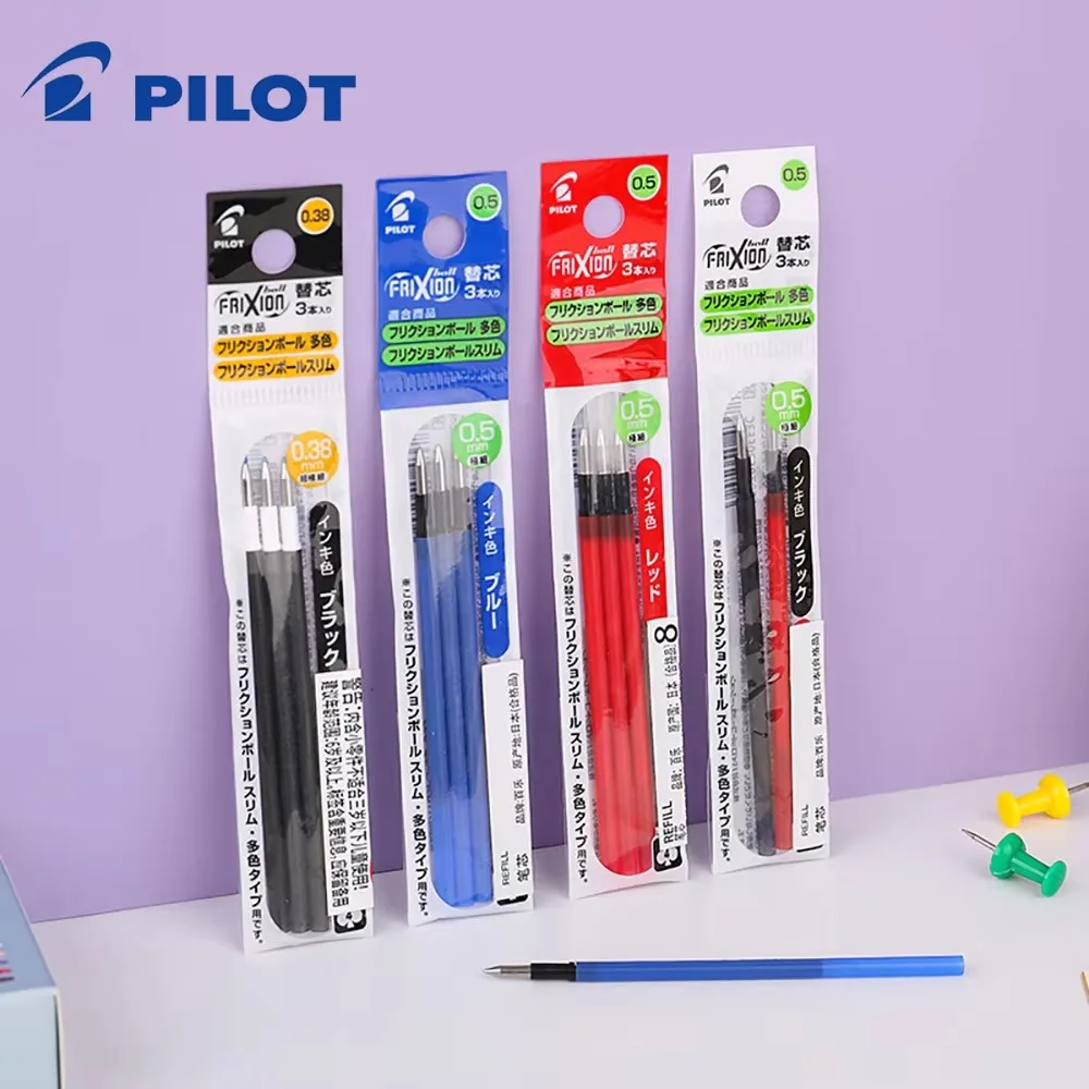 Japan PILOT Erasable Pen Refill LFBTRF30EF Multifunction Pen Refill 3pcs 0.5/0.38mm Office Accessories Student School Stationery