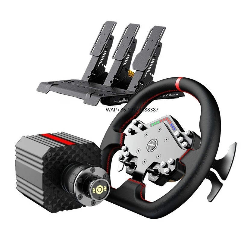 PXN-VD6 Racing Steering Wheel 6Nm Steering Force Feedback Simulator for Games PXN VD Series Direct Drive Servomotor for PC