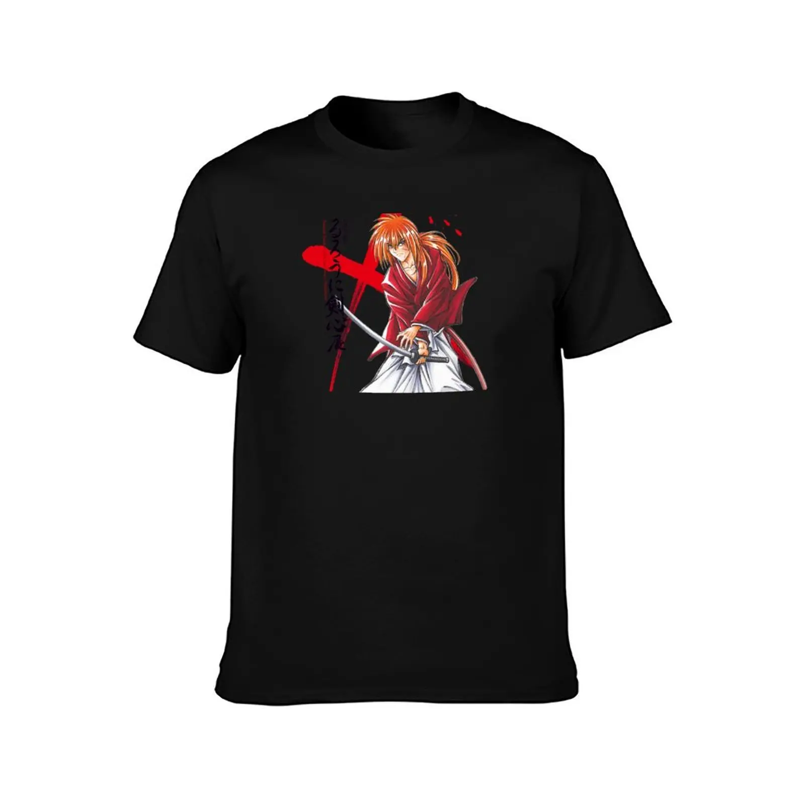 Himura kenshin - Kenshin manga T-Shirt High Elasticity Sports Tee Shirt T-Shirt