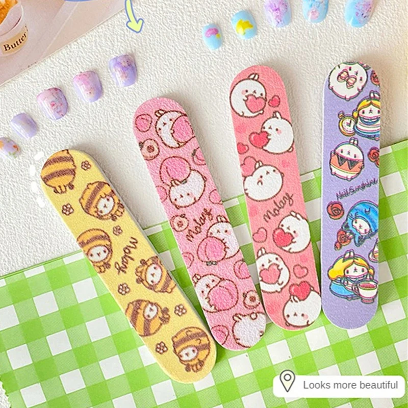 Durable Nail File Strong And Durable 4.5 * 2.0cm Manicure Lovely Nail File Precise Manicure Cute Appearance Sandpaper+eva+ps 10g