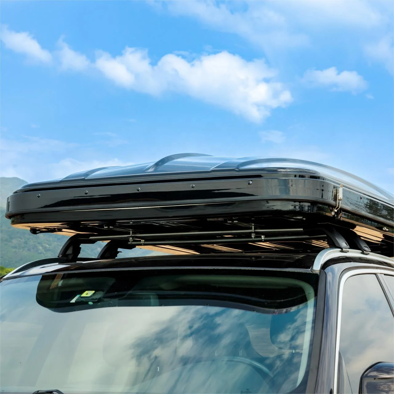 

New Arrival Automatic ABS Hydraulic Mattress+ladder Outdoor Camping Car Tent Suv Roof Tent Car Roof Top Tent