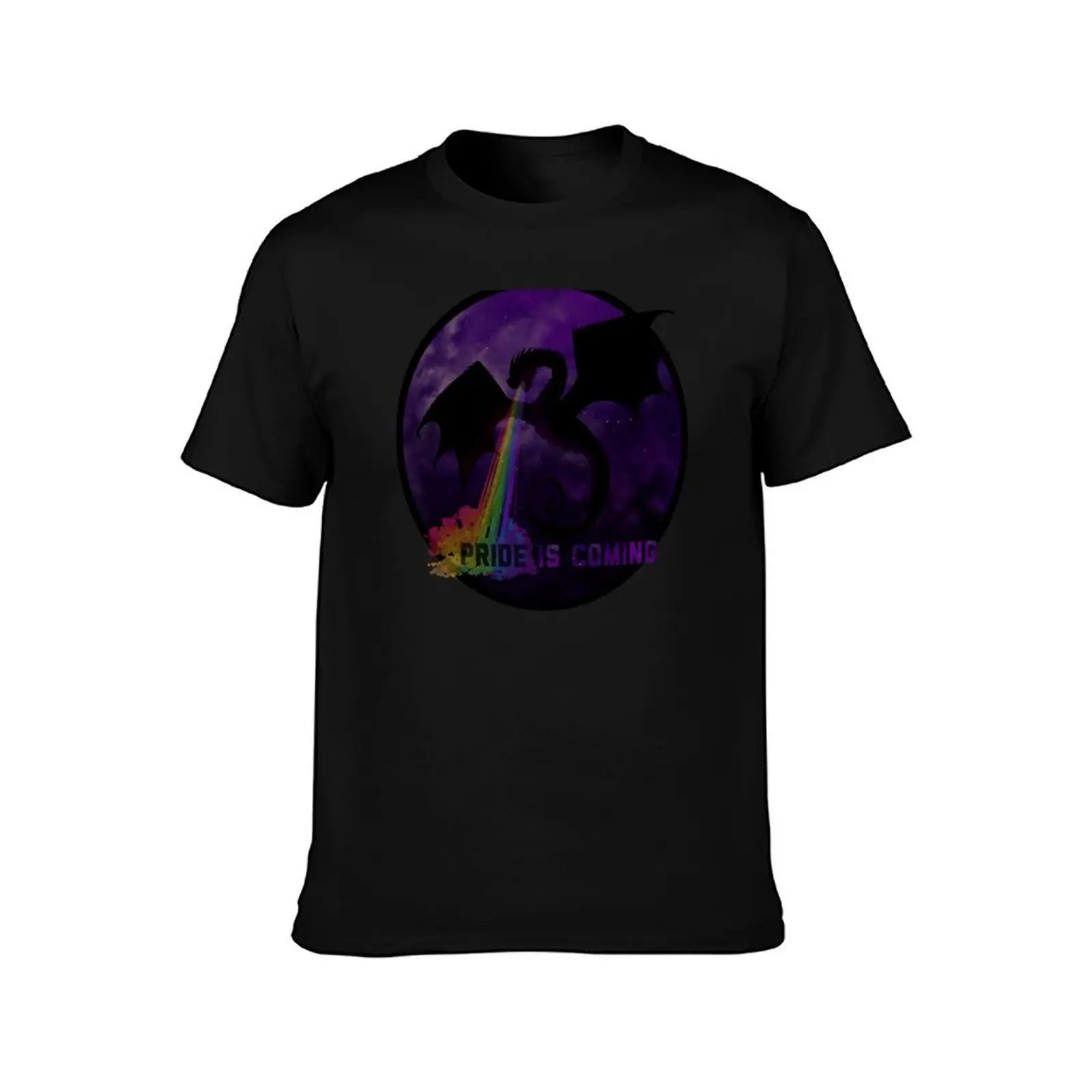 Pride Is Coming T-Shirt Classic Print Short Sleeve Shirt T-Shirt