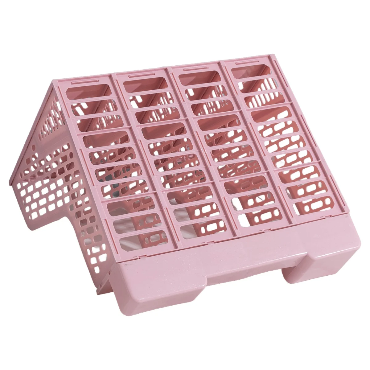 File Frame with Four Columns in Morandi Colors, Large-Capacity File Rack, Plastic Document Frame, Storage File Rack, Book Stand