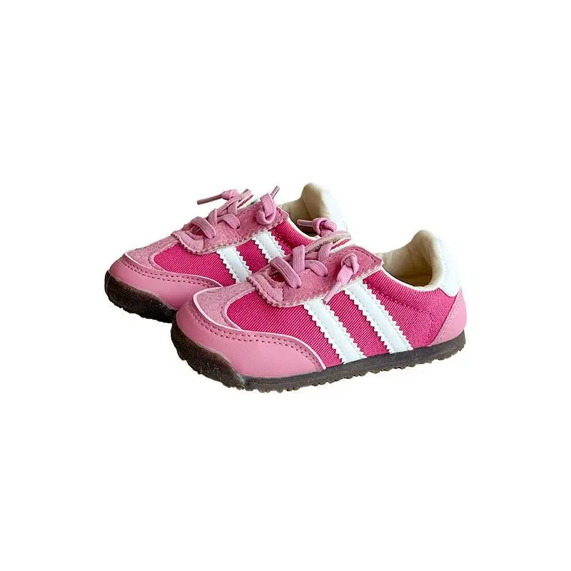 Boys Girls Spring New Sport Shoes Baby Breathable Anti-slip Sneakers Kids Candy Color Fashion Casual Shoes