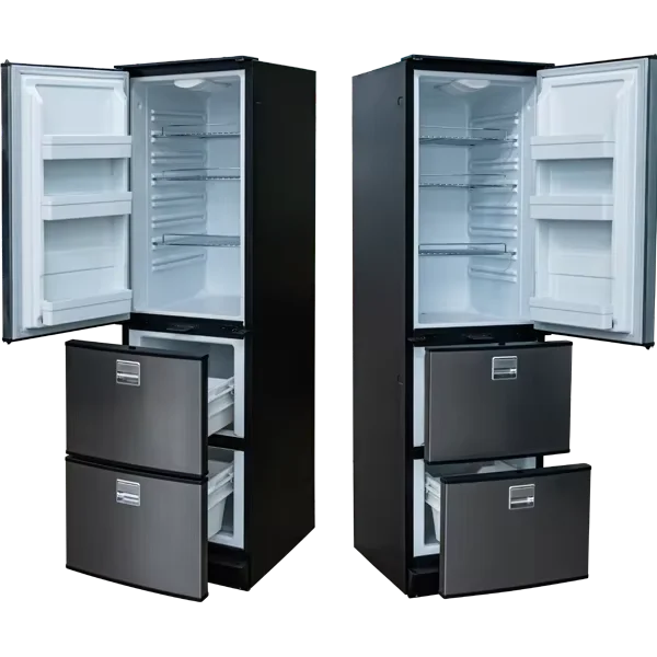 

RV Refrigerator,148L RV Refrigerator 12V Compressor Boat Refrigerator Fridge with Double Drawer