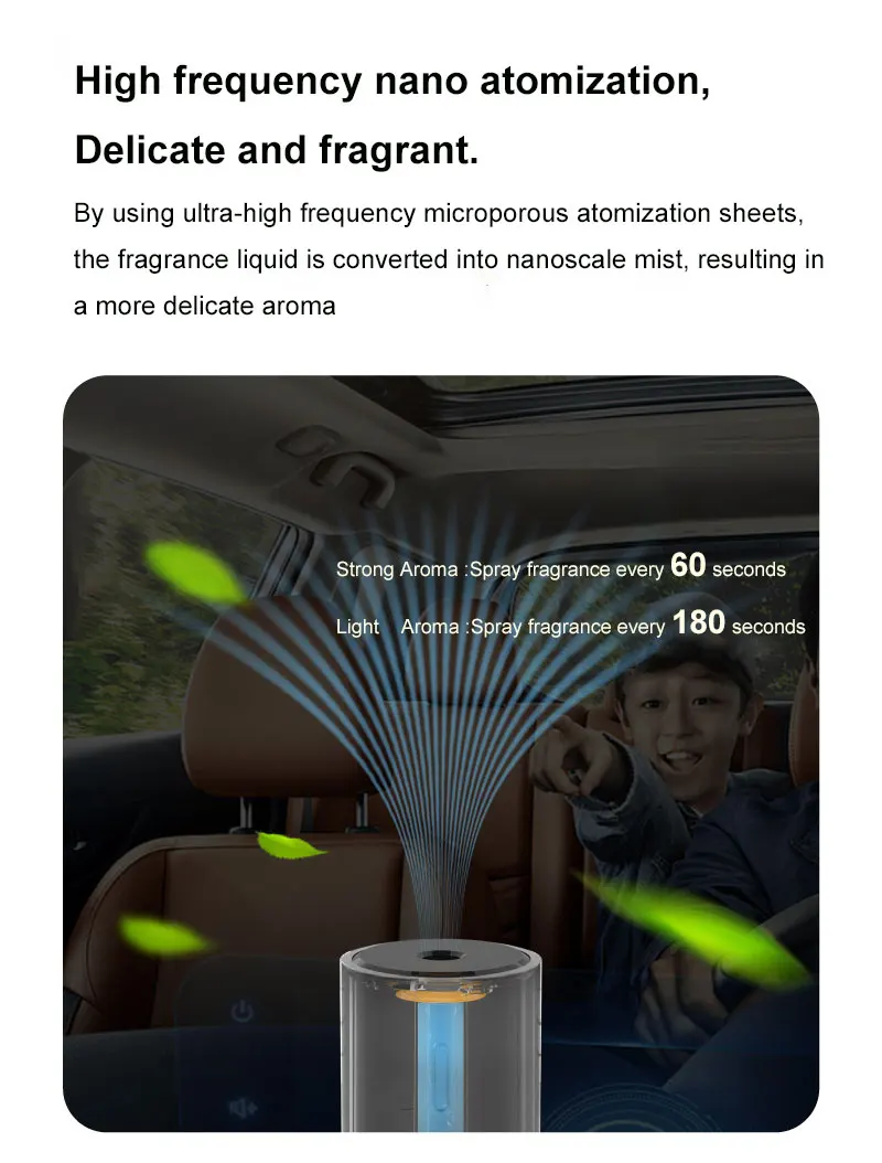 Car Outlet Vent Perfume Clips Air Freshener USB Fragrance Diffuser Home Smell Distributor Aromatherapy Scent Air Refresher Gift view 6