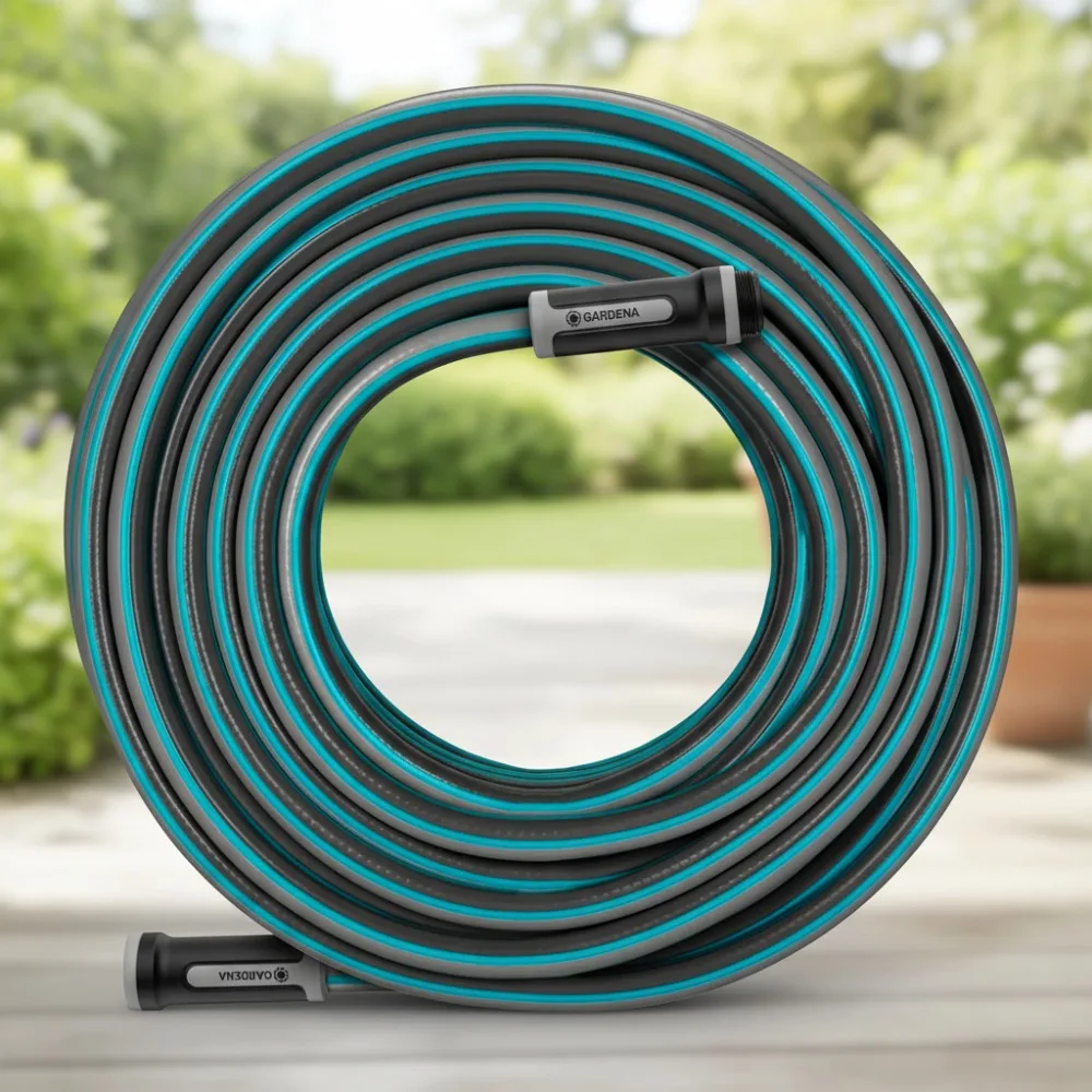 

50ft Heavy-Duty Garden Hose | 5-Ply Kink-Resistant Design | All-Weather Flexible Watering Solution for Home Gardeners