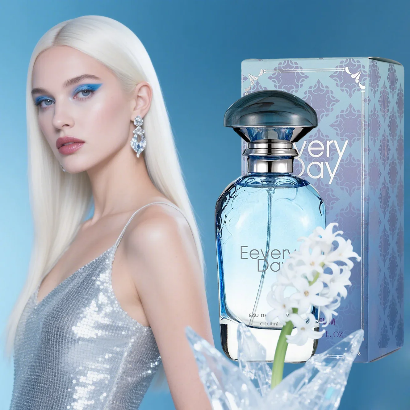 

Perfume for Women Long Lasting, 100ML Spray Perfume with Floral, Fruits, Amber & Vanilla Fragrances Pheromones Perfume for Women