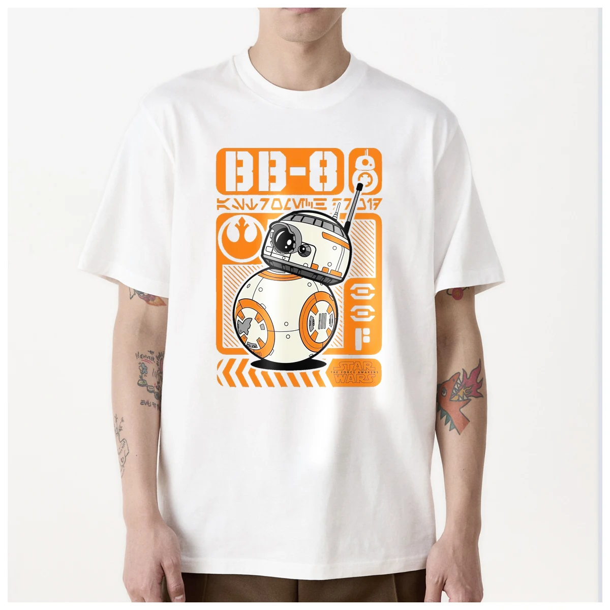 Star-Wars Dark Force DarthVader BB-8 Light Saber t shirt men Women Fashion 100% Cotton summer casual Streetwear Unisex O-NECK