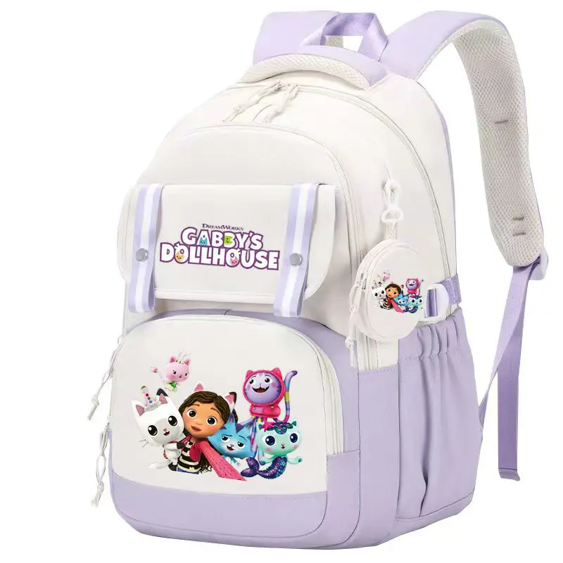 Sac à dos de course de Gabby pour filles et garçons, sac à dos pour adolescents, sacs d'école décontractés pour femmes, sac de voyage, mignon