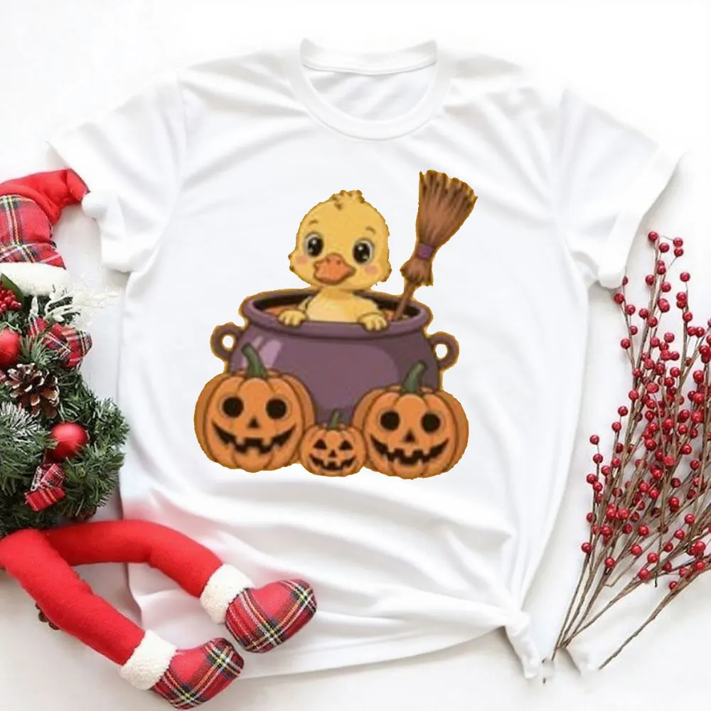 Halloween Duck Group Shirt,Cute Pumpkin Cauldron Tee Spooky Speech Pathologist Gift T-Shirt Novelty Trending Clothes