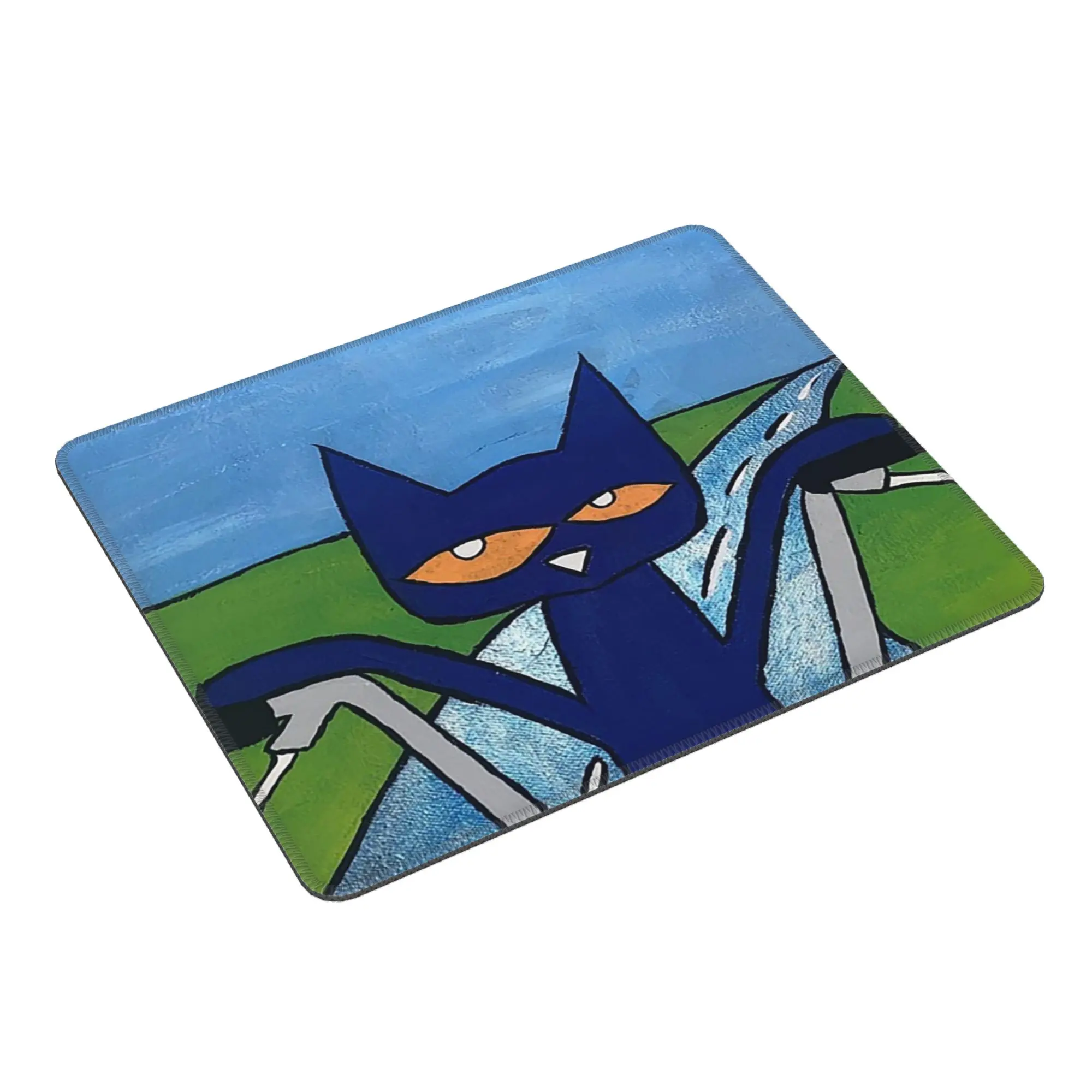 Pete the Cat  Active Mouse Pad Computer Keyboard Mouse Mat Gaming PC Laptop Desk Mat Office Accessories Table Mats