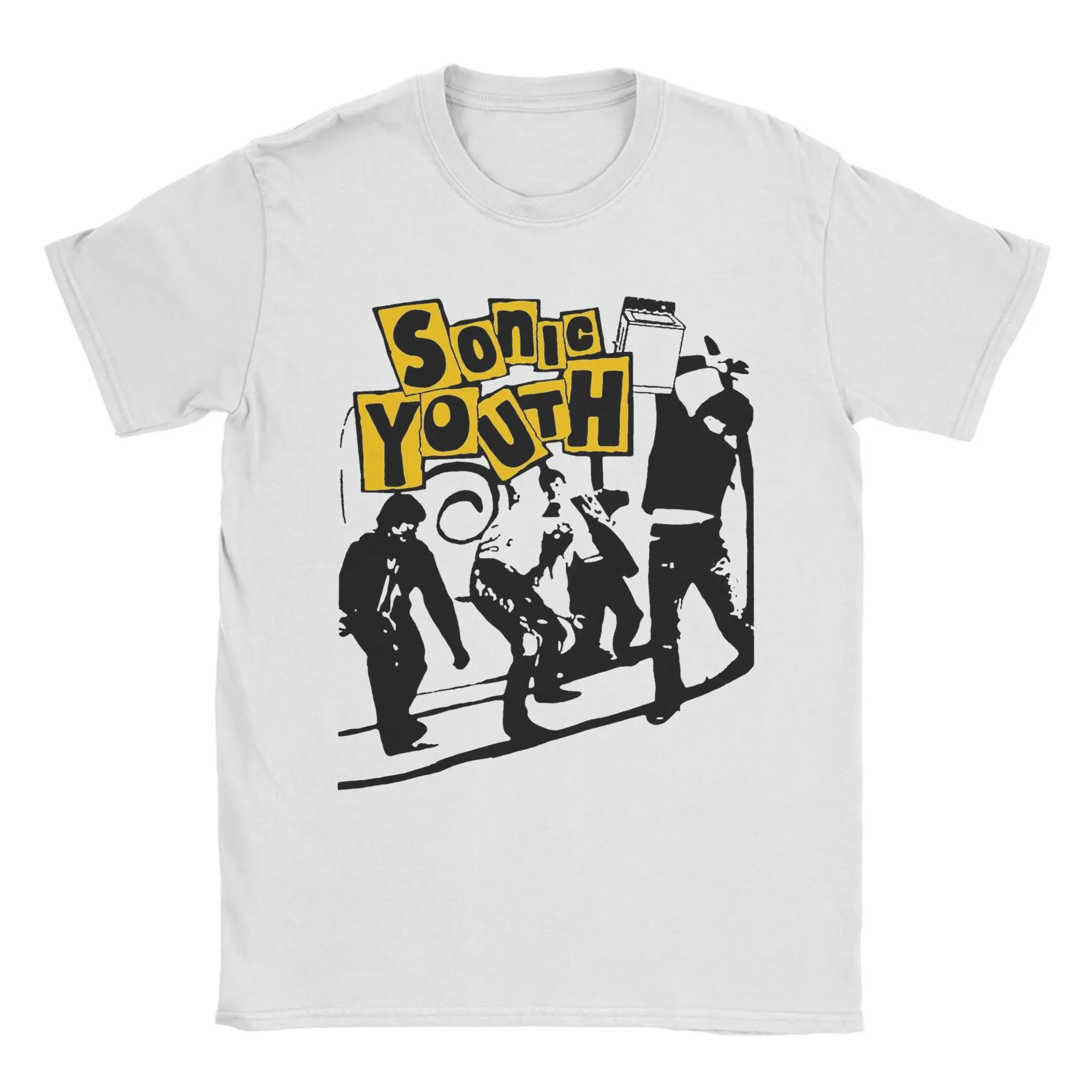 Grunge Style Member Rock Sonics Youth T-Shirt for Men  Novelty Cotton Tees O Neck Short Sleeve T Shirt Summer Clothing
