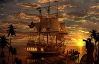 1000/500/300 Pieces Adult Wooden Puzzle Ship and Sunset Jigsaw Puzzles for Gameroom Bedroom Party Decor Birthday Holiday Gift