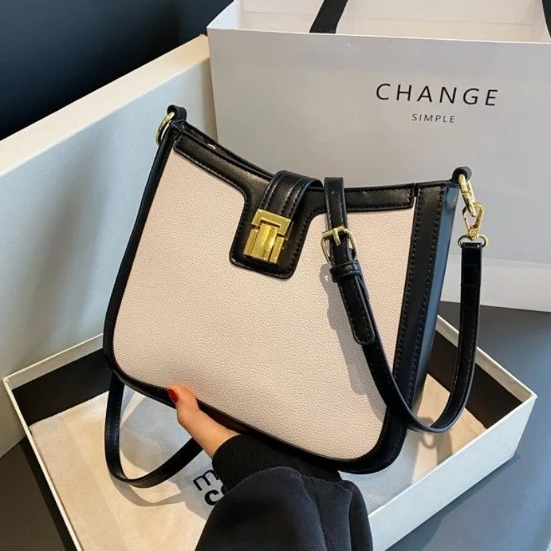 

Fashion Elegant Leather Crossbody Bag Women Handbag Designer Shoulder Tote Purse Vintage Diaper Bag