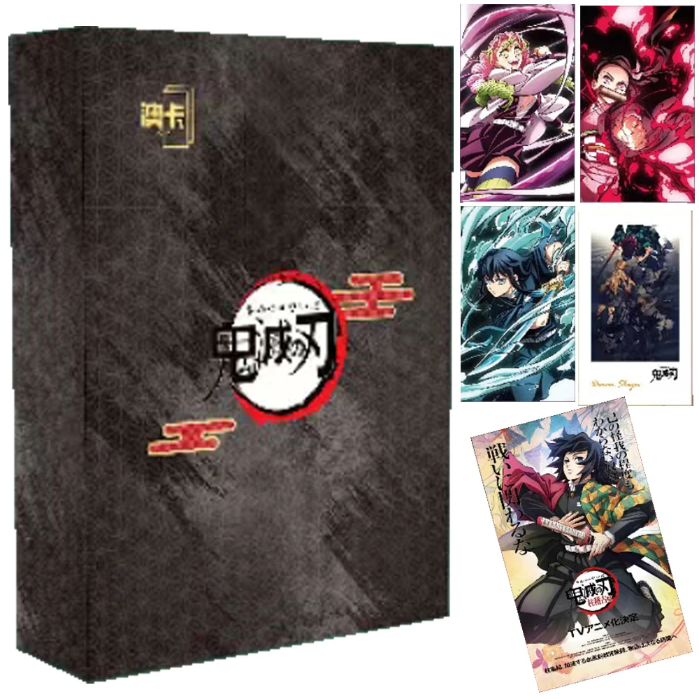 Demon Slayer Collection Card For Children Popular Anime Kanroji Mitsuri Iguro Obanai Shining Eye Limited Game Card Table Gifts