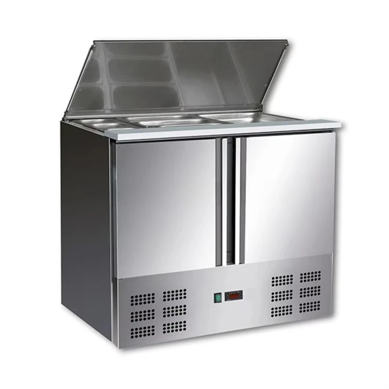 

Commercial Restaurant Counter Salad Bar Refrigerator