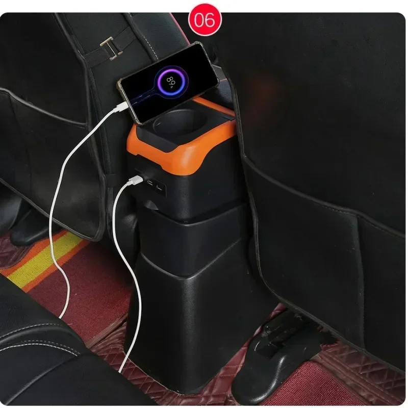 NEW For TOYOTA SIENTA  Armrest Box Special modified interior accessories for the central armrest box Dual Layer USB Charging