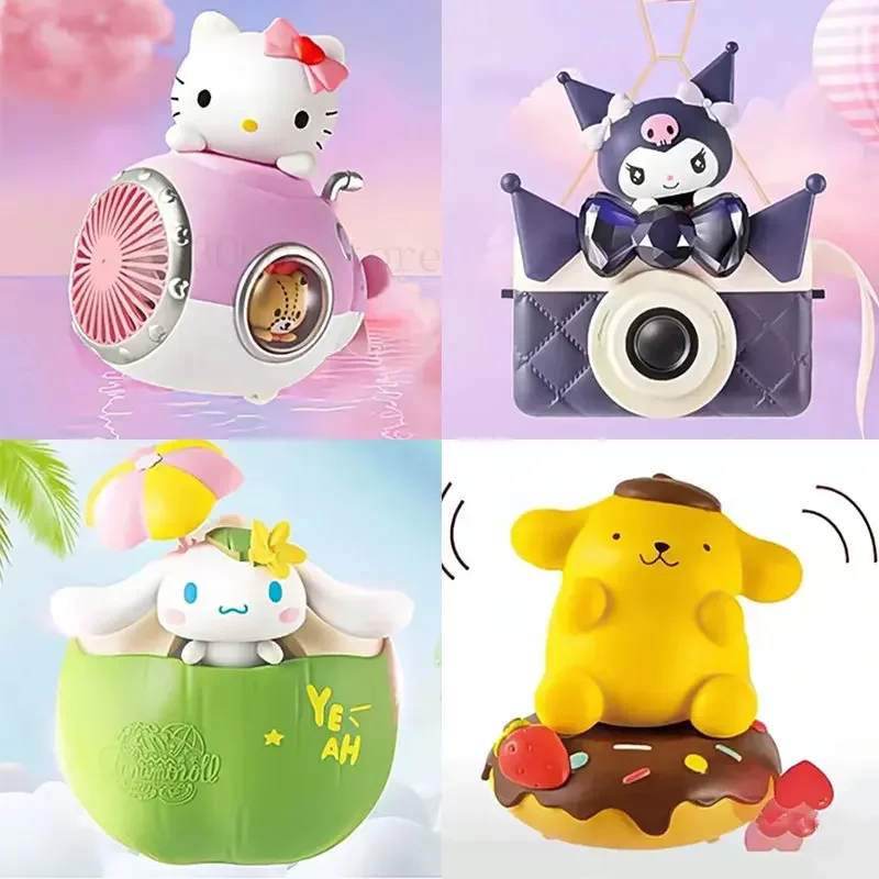 

Sanrio Hello Kitty KFC Toy Kawaii Kuromi Cinnamoroll Pom Pom Purin Cartoon Cute Ornamental Doll Toys Children's Birthday Gifts