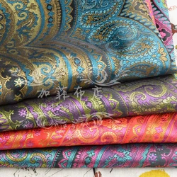 Weaving Brocade Jacquard Fabric Ethnic Style for Clothing Designer Handmade Diy Sewing Material By The Meter Cloth