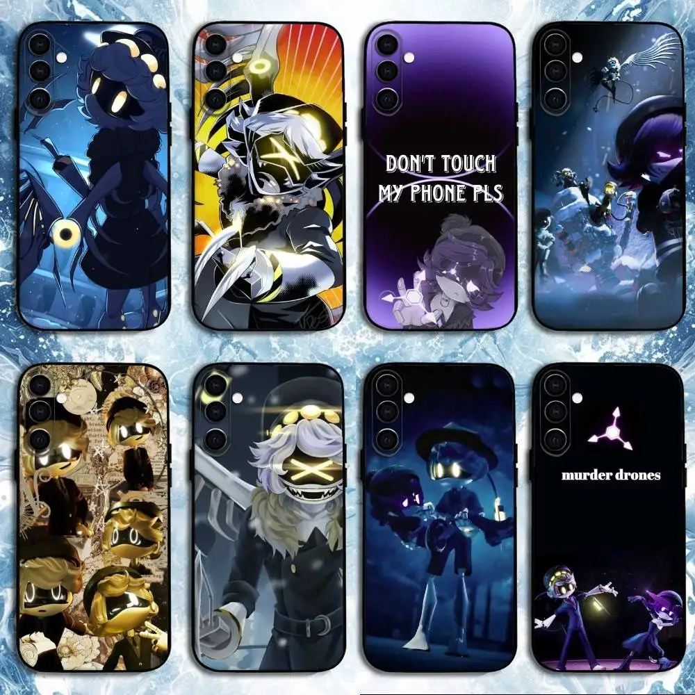 

Game M-Murder-D-Drones Phone Case For Samsung Galaxy A73,A72,A71,A70,A53,A52,A51,Others Soft Black Shell