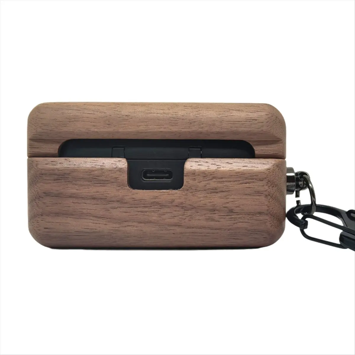 TCE For EAH-AZ100 Walnut Protective Case Wireless Bluetooth Headphone Charging Box Cover Hard Sleeve A
