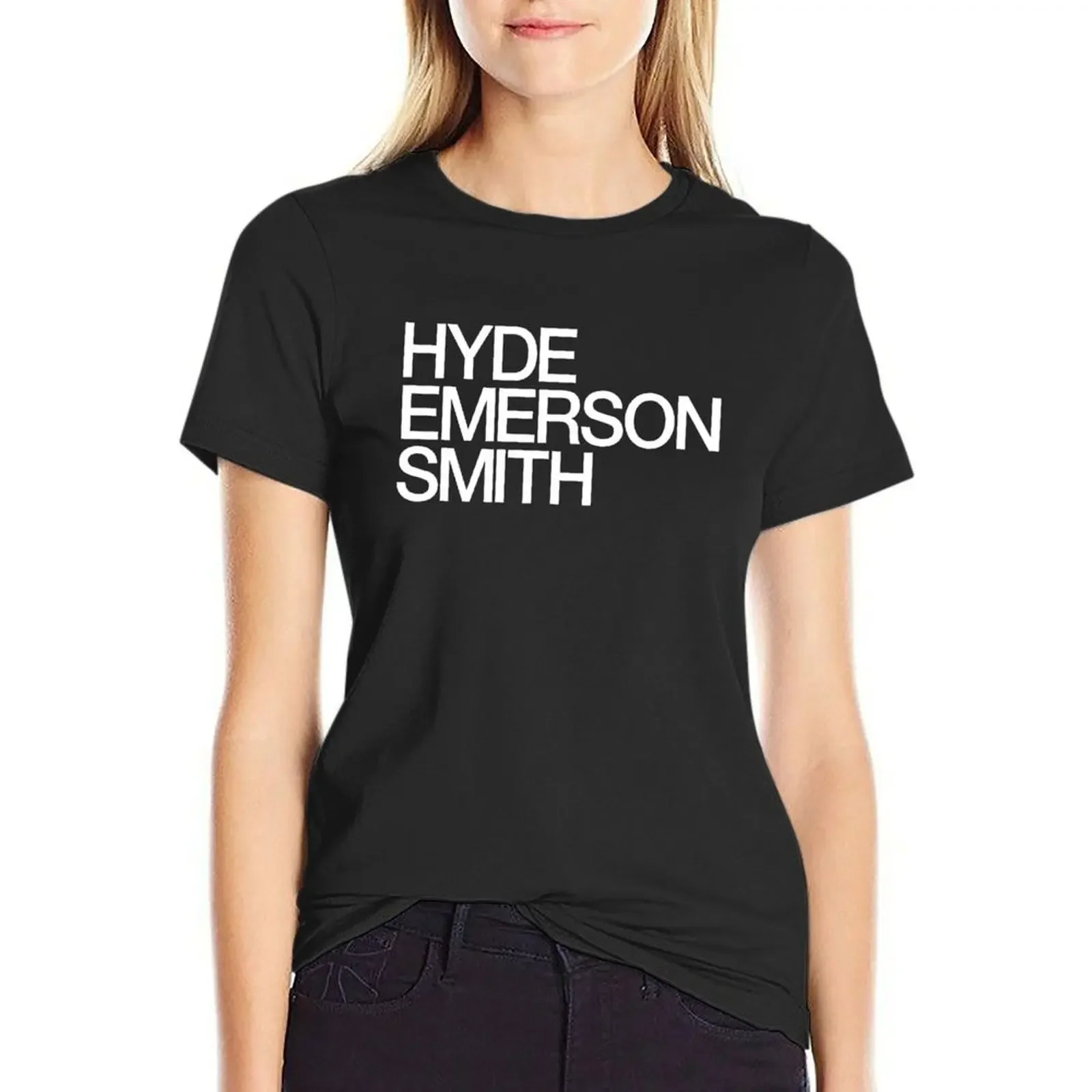 

HES T-Shirt vintage clothes heavyweights blacks luxury designer clothing Women