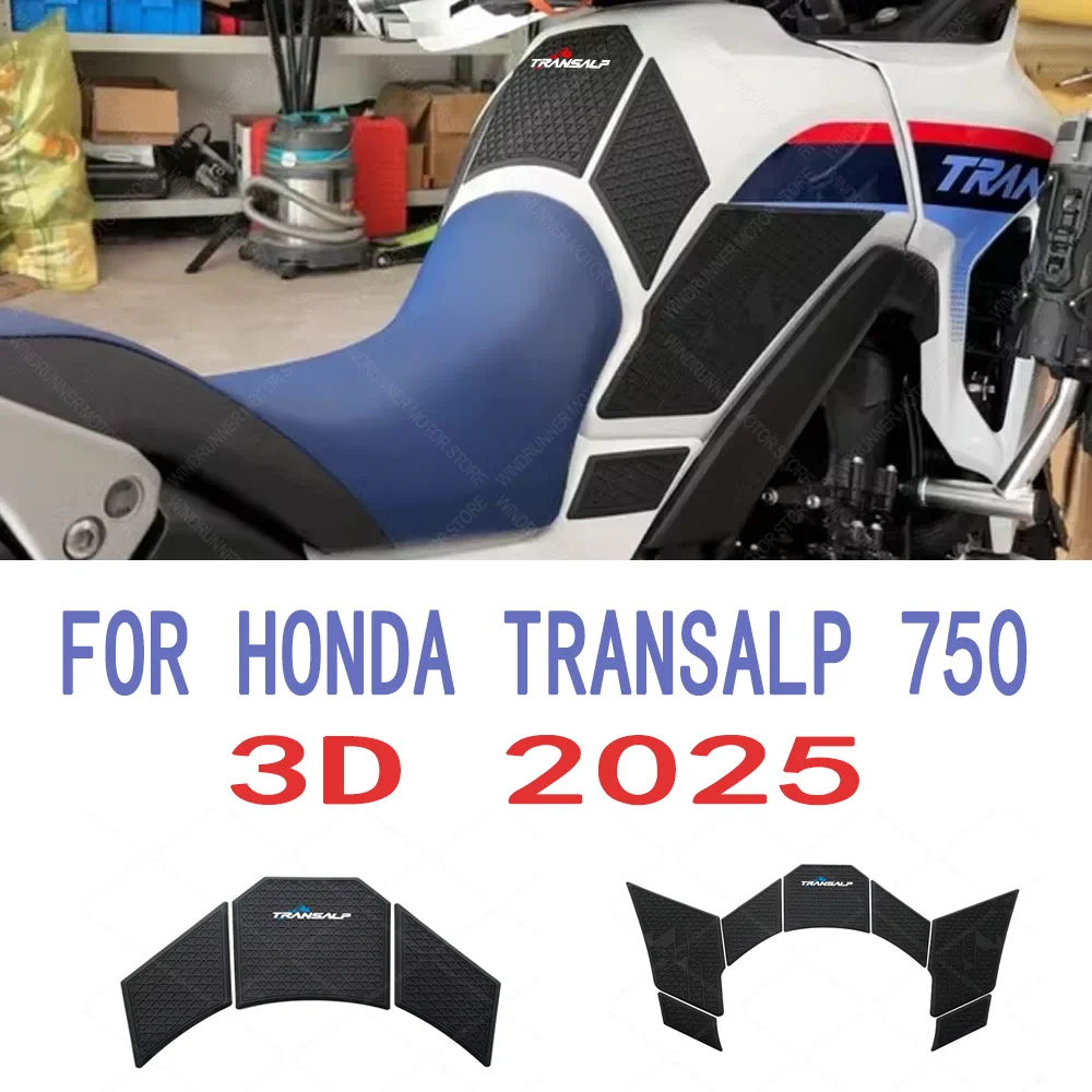 

Motorcycle Accessories Fuel Knee Tank Pad Rubber Stickers Protector Anti-Scratch Stickers For Honda Transalp 750 Transalp750