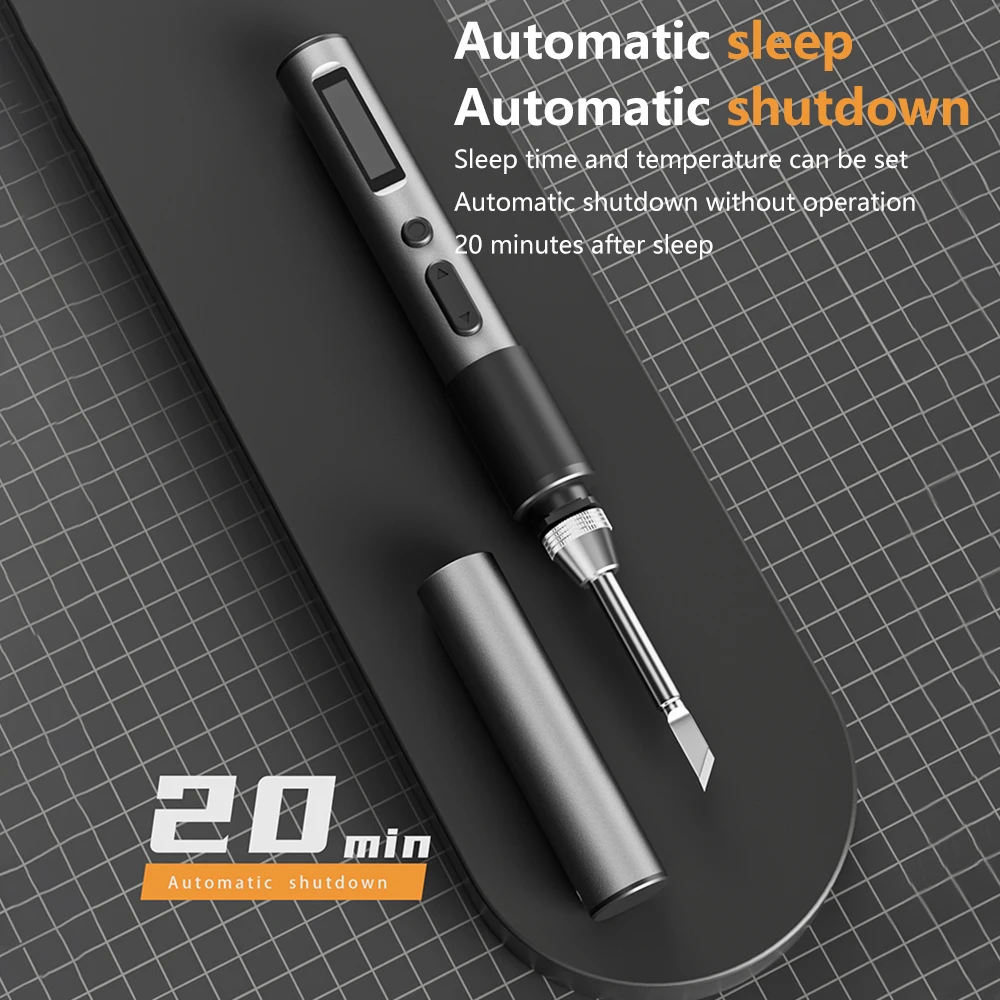 MINI65 Smart PD 65W Electric Soldering Iron Adjustable Constant Temperature Metal Shell for Home Appliance Repair