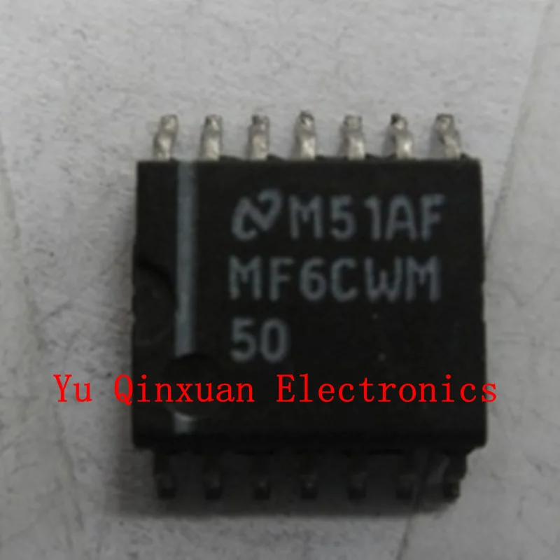 MF6CWM-50 Power supply voltage 5V ~ 14V, sixth-order switching capacitor low-pass Butterworth, new original stock