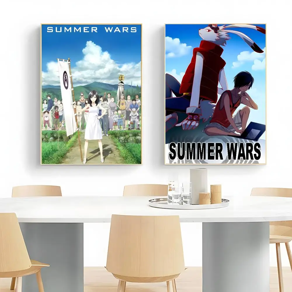 heartwarming anime S-Summer Wars Poster Wall Art Print Decorative Mural Home Decor Gift Unframed